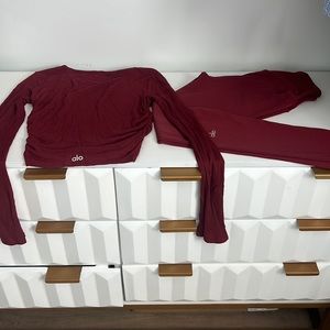 Cranberry Alo Set